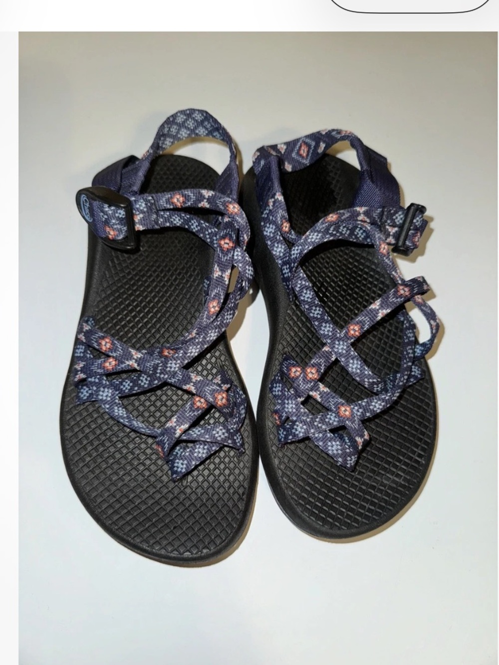 Chaco ZX2 Classic Wink Navy Blue Toe Loop Strap Sandal
